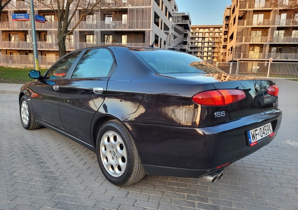 Alfa Romeo 166 cena 19900 przebieg: 54321, rok produkcji 1999 z Warszawa małe 742